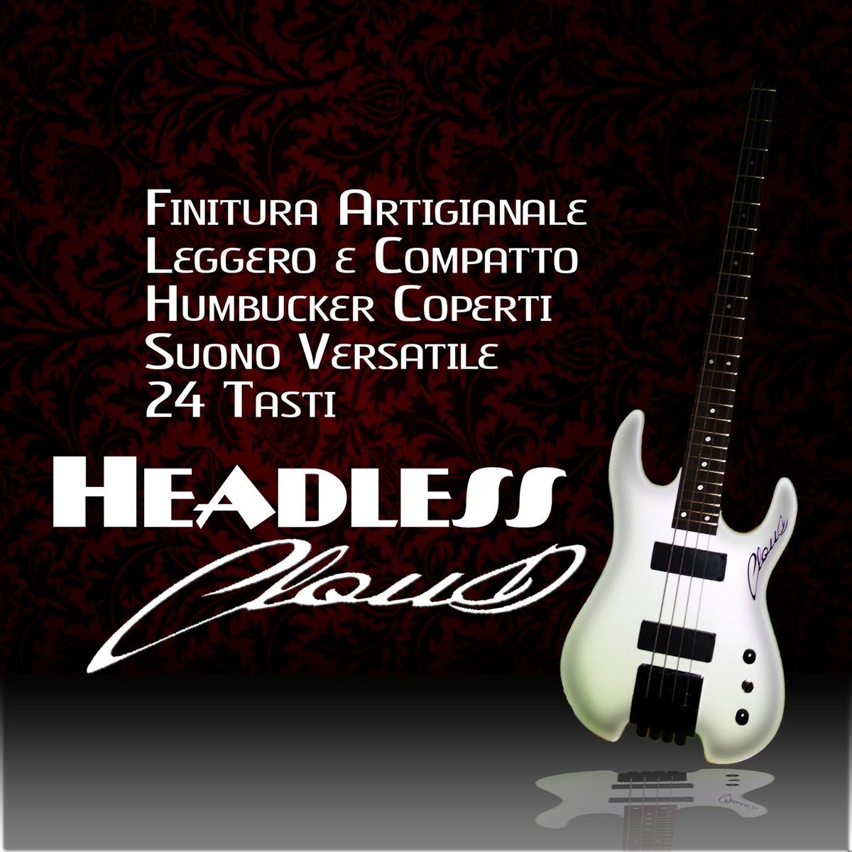 Scheda con le specifiche del basso Headless ClouD