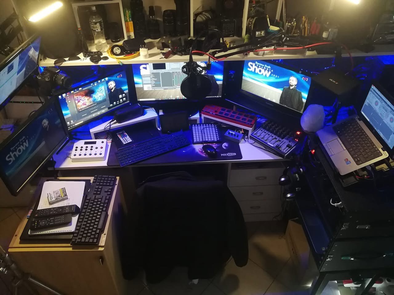 La mia prima regia radio, in cameretta