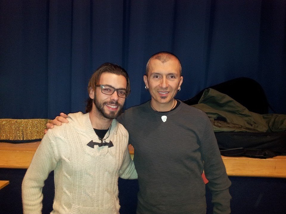 Con Massimo Varini