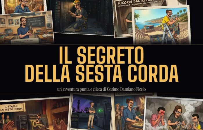 Il Segreto della Sesta Corda — la copertina del gioco