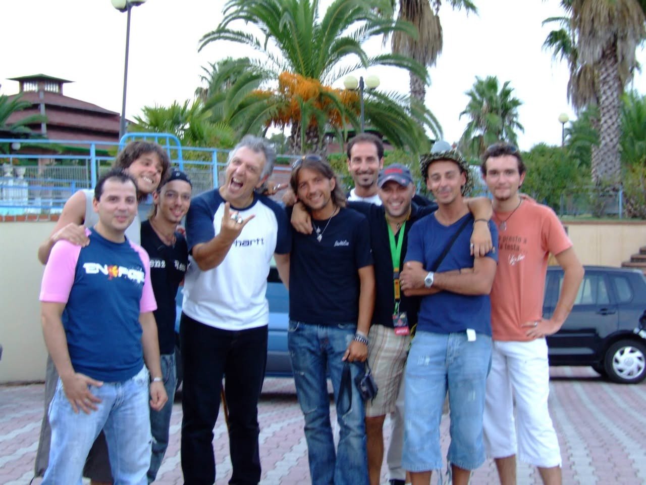 Il gruppo al Cover Band Festival 2007, con Diego Spagnoli